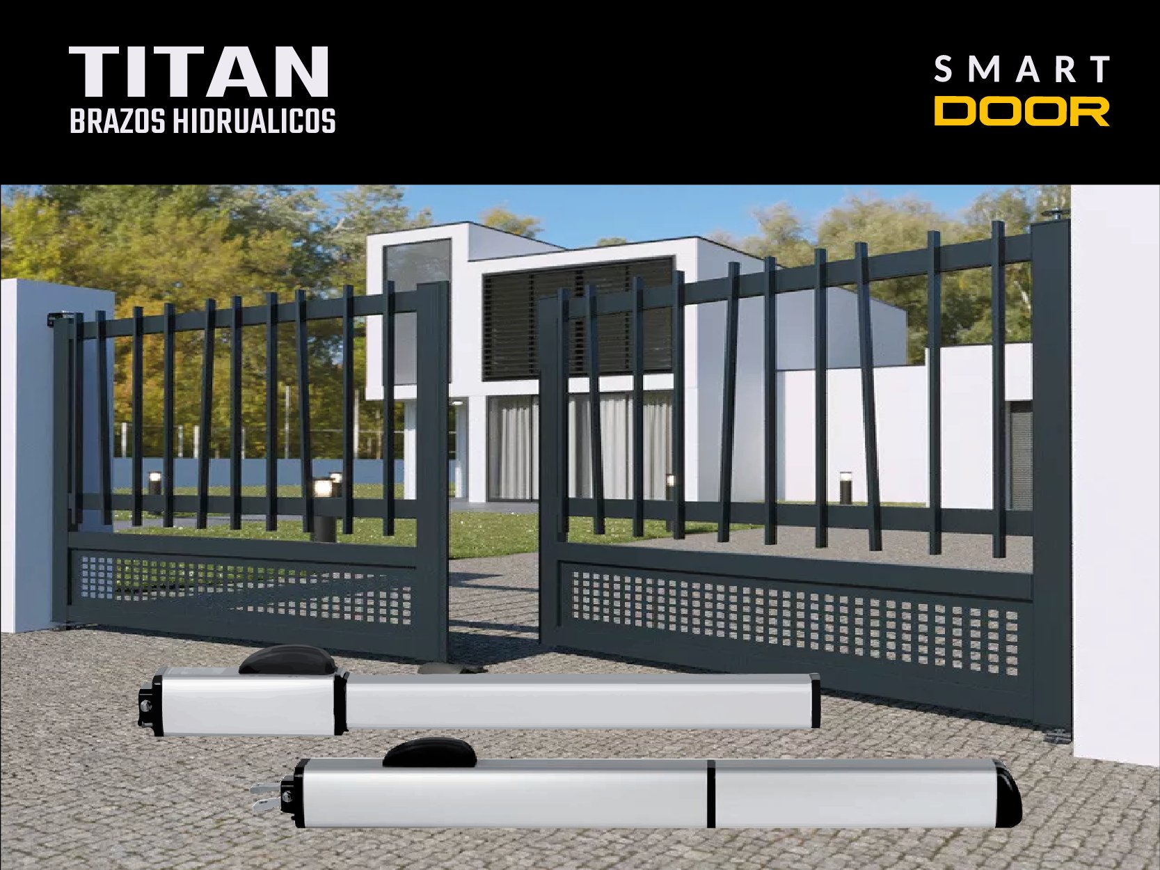 Brazos hidráulicos TITAN Smart Door